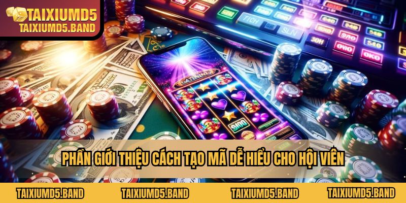 Phần giới thiệu cách tạo mã dễ hiểu cho hội viên