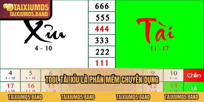 Tool tài xỉu là phần mềm chuyên dụng